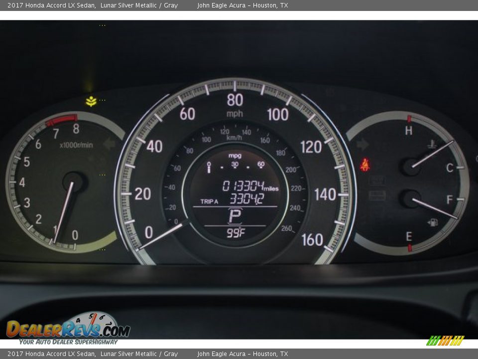 2017 Honda Accord LX Sedan Lunar Silver Metallic / Gray Photo #32