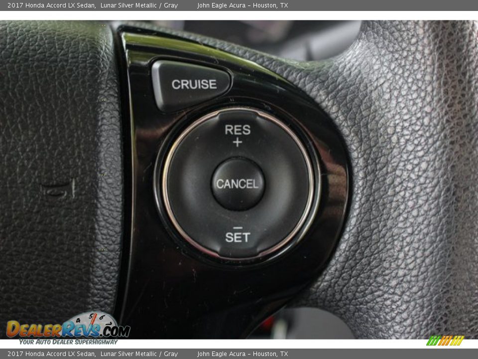 2017 Honda Accord LX Sedan Lunar Silver Metallic / Gray Photo #34