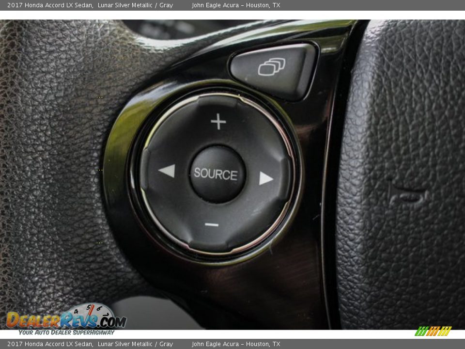 2017 Honda Accord LX Sedan Lunar Silver Metallic / Gray Photo #35