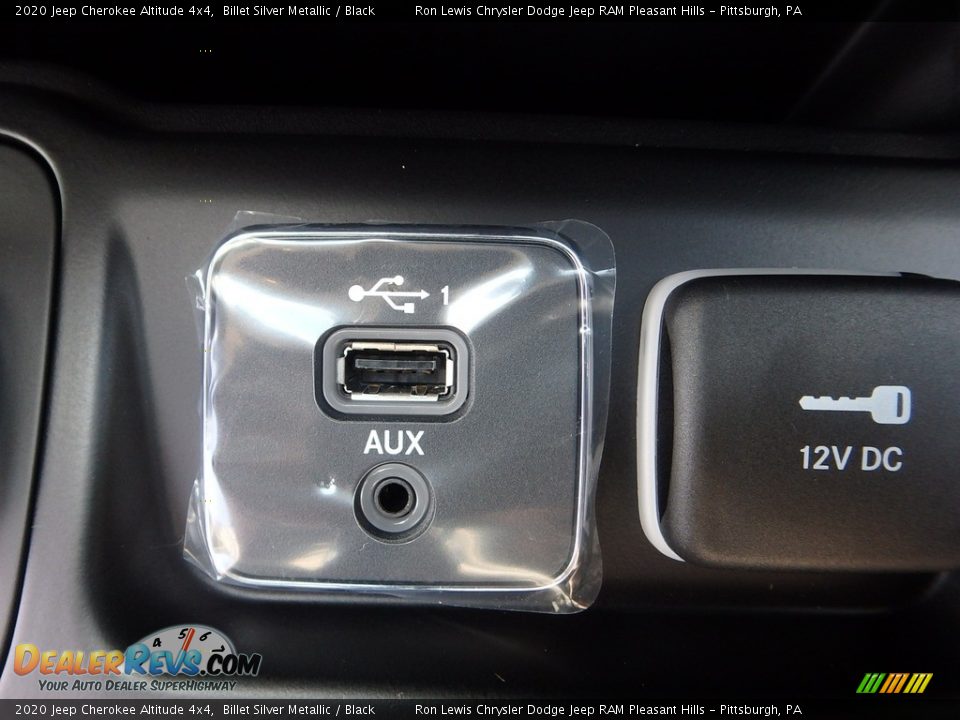2020 Jeep Cherokee Altitude 4x4 Billet Silver Metallic / Black Photo #19