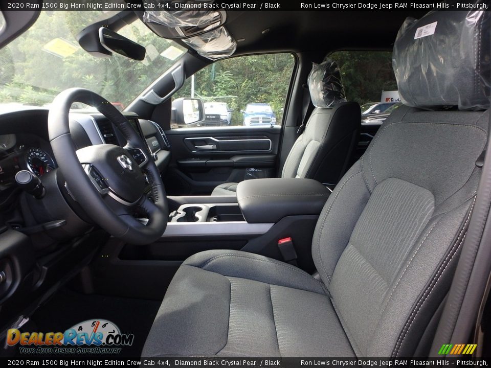 2020 Ram 1500 Big Horn Night Edition Crew Cab 4x4 Diamond Black Crystal Pearl / Black Photo #11