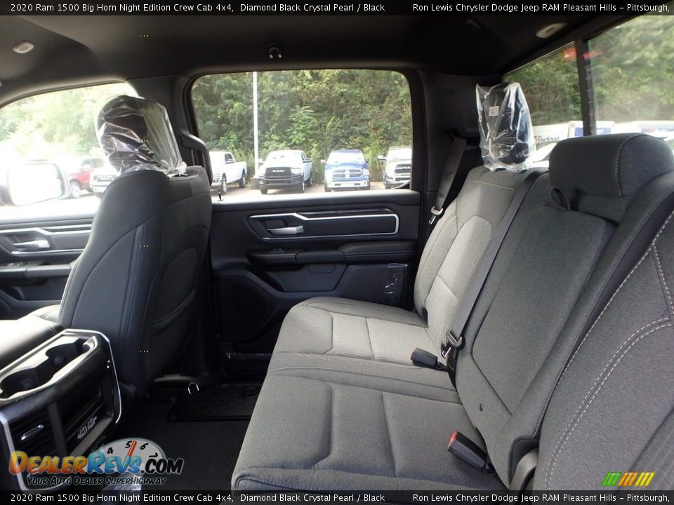 2020 Ram 1500 Big Horn Night Edition Crew Cab 4x4 Diamond Black Crystal Pearl / Black Photo #12