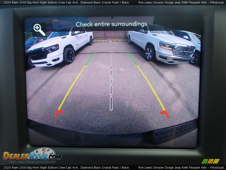 2020 Ram 1500 Big Horn Night Edition Crew Cab 4x4 Diamond Black Crystal Pearl / Black Photo #16