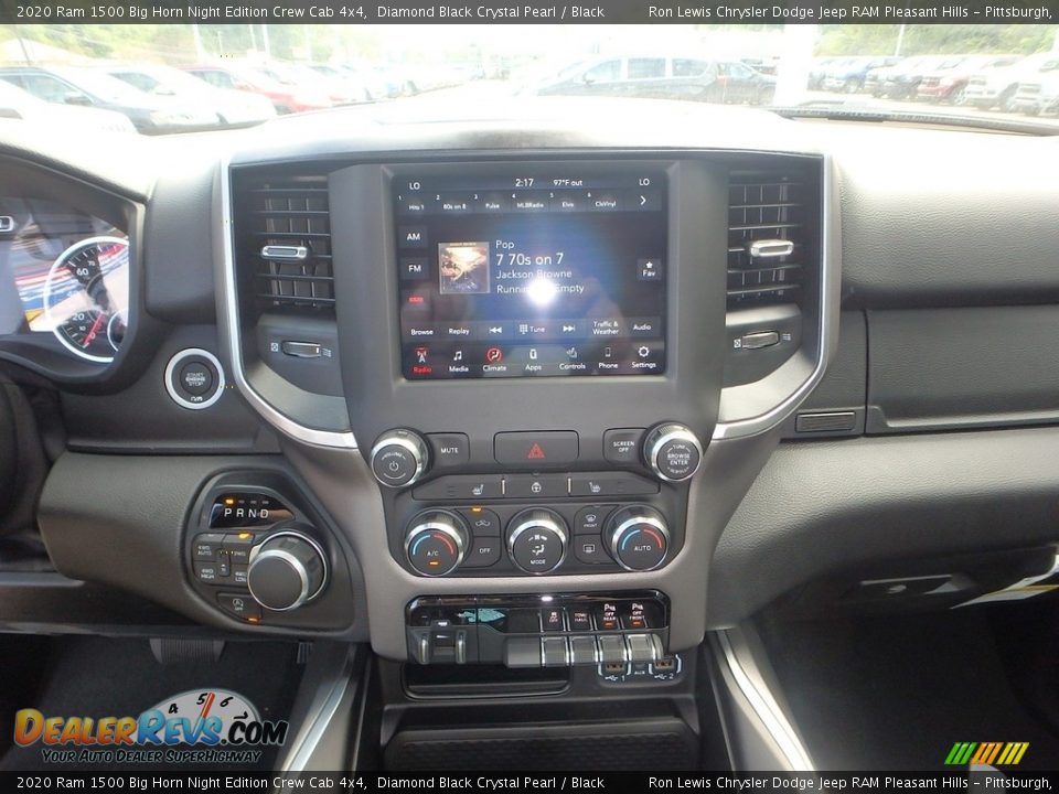 2020 Ram 1500 Big Horn Night Edition Crew Cab 4x4 Diamond Black Crystal Pearl / Black Photo #17