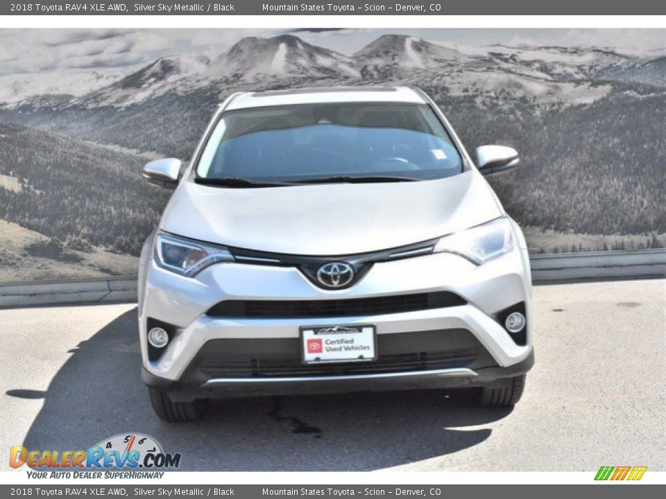 2018 Toyota RAV4 XLE AWD Silver Sky Metallic / Black Photo #4