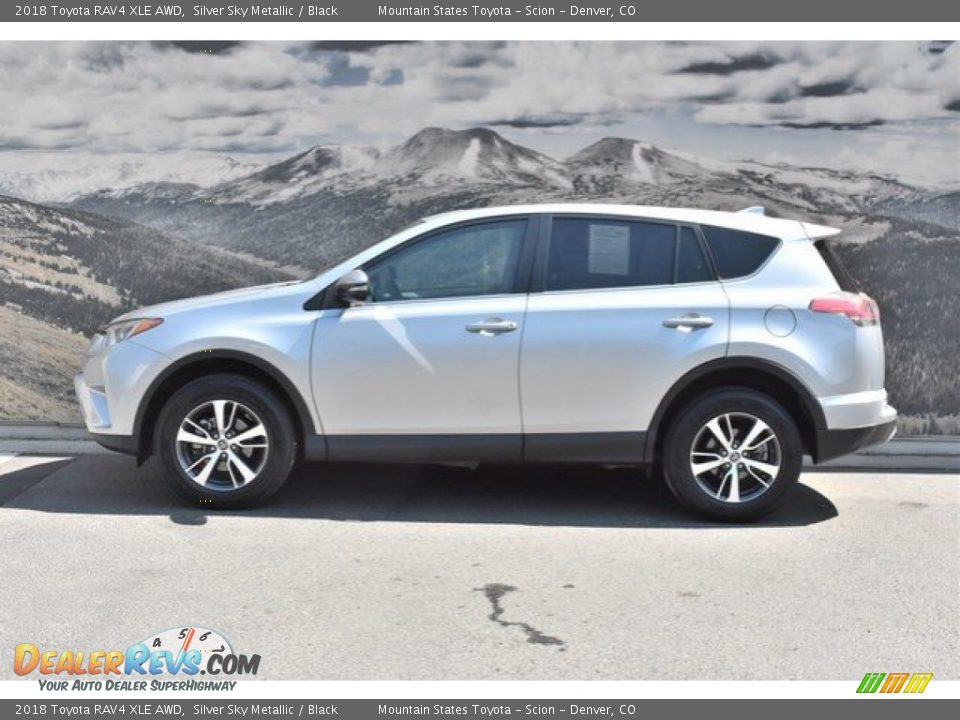 2018 Toyota RAV4 XLE AWD Silver Sky Metallic / Black Photo #6