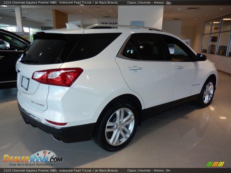 2020 Chevrolet Equinox Premier AWD Iridescent Pearl Tricoat / Jet Black/Brandy Photo #4