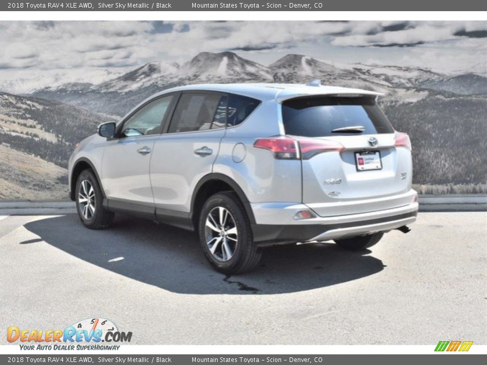 2018 Toyota RAV4 XLE AWD Silver Sky Metallic / Black Photo #7