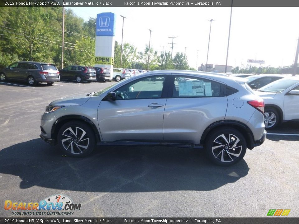 2019 Honda HR-V Sport AWD Lunar Silver Metallic / Black Photo #2