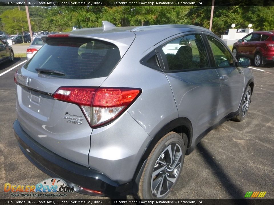 2019 Honda HR-V Sport AWD Lunar Silver Metallic / Black Photo #5