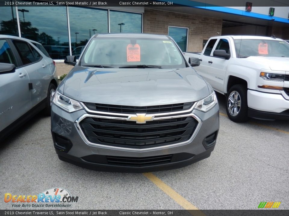 2019 Chevrolet Traverse LS Satin Steel Metallic / Jet Black Photo #2