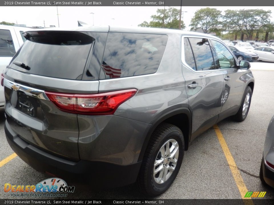 2019 Chevrolet Traverse LS Satin Steel Metallic / Jet Black Photo #4