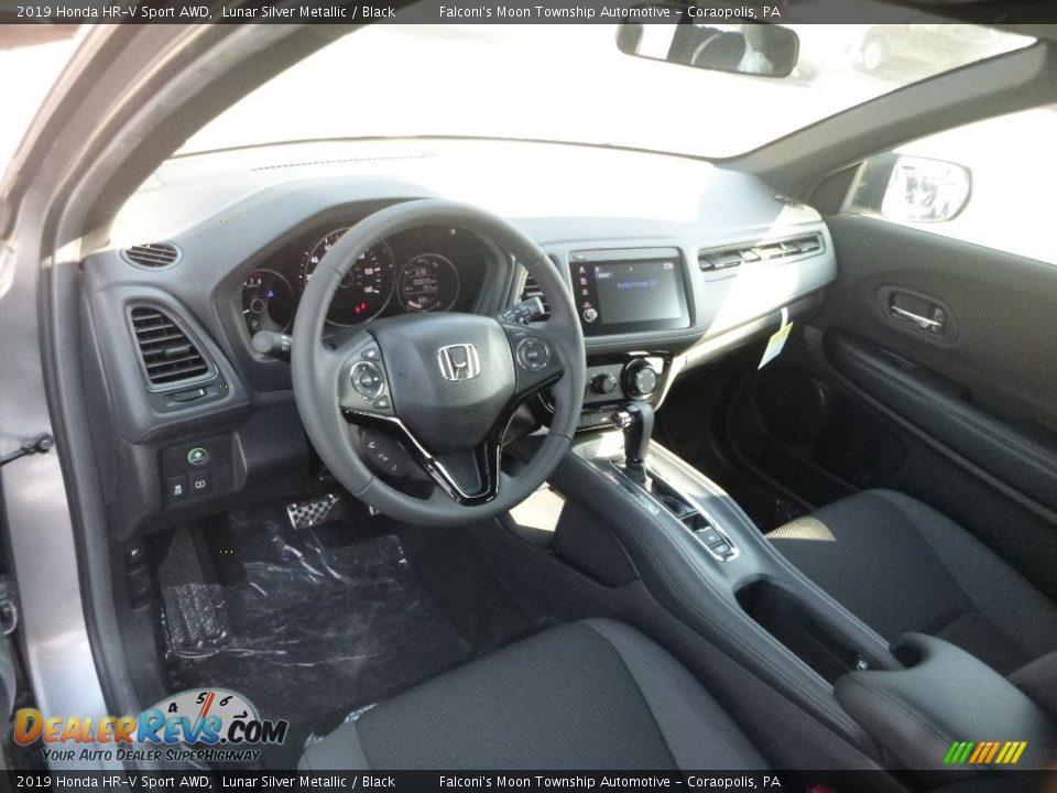 2019 Honda HR-V Sport AWD Lunar Silver Metallic / Black Photo #10