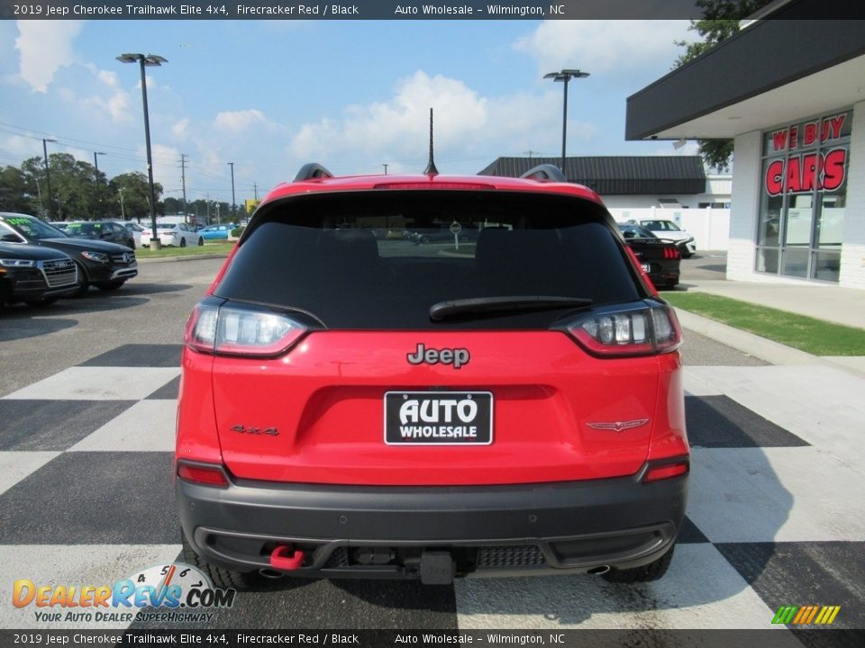 2019 Jeep Cherokee Trailhawk Elite 4x4 Firecracker Red / Black Photo #4