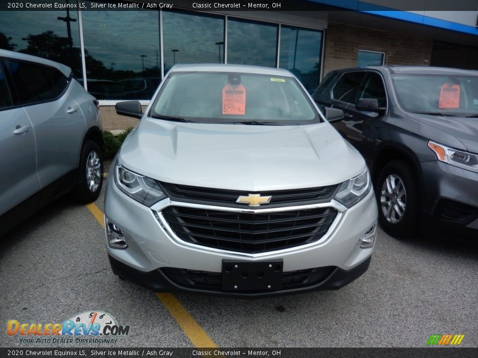 2020 Chevrolet Equinox LS Silver Ice Metallic / Ash Gray Photo #2