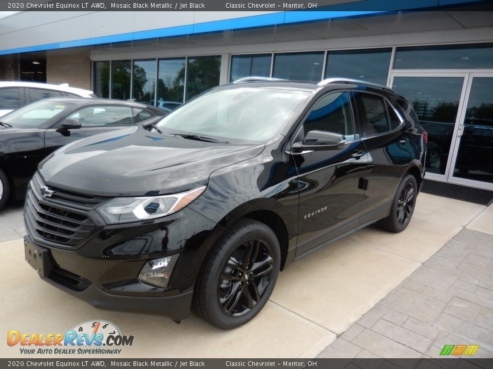 2020 Chevrolet Equinox LT AWD Mosaic Black Metallic / Jet Black Photo #1