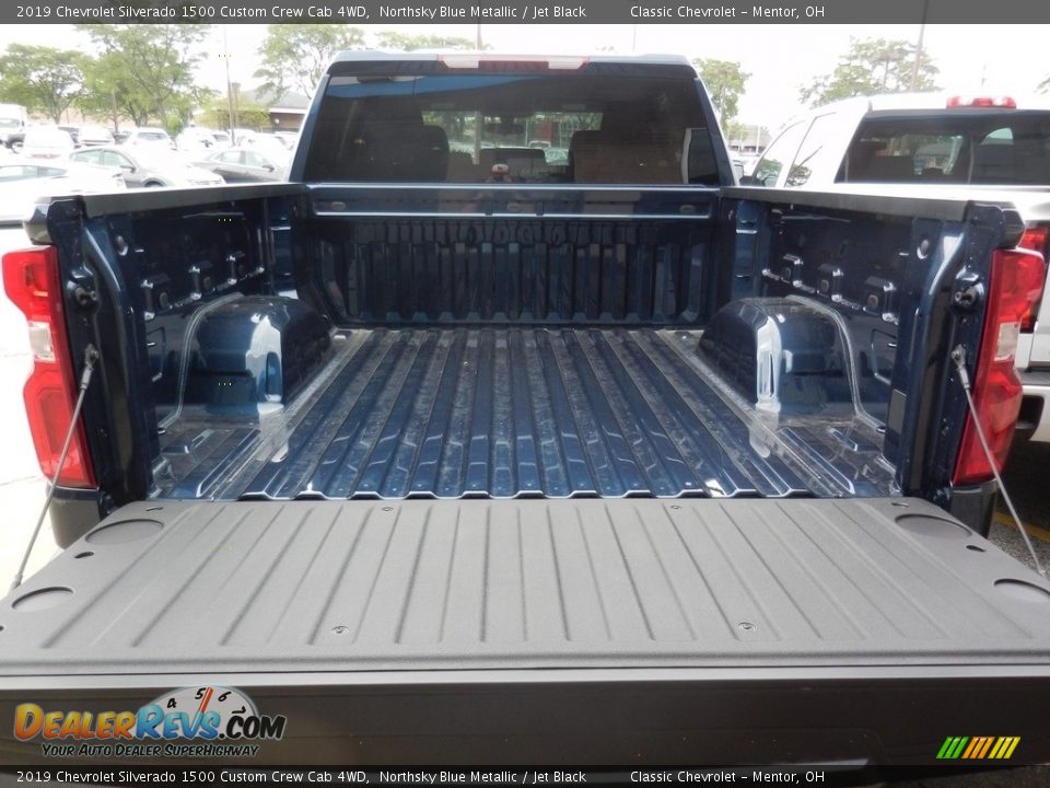 2019 Chevrolet Silverado 1500 Custom Crew Cab 4WD Northsky Blue Metallic / Jet Black Photo #6