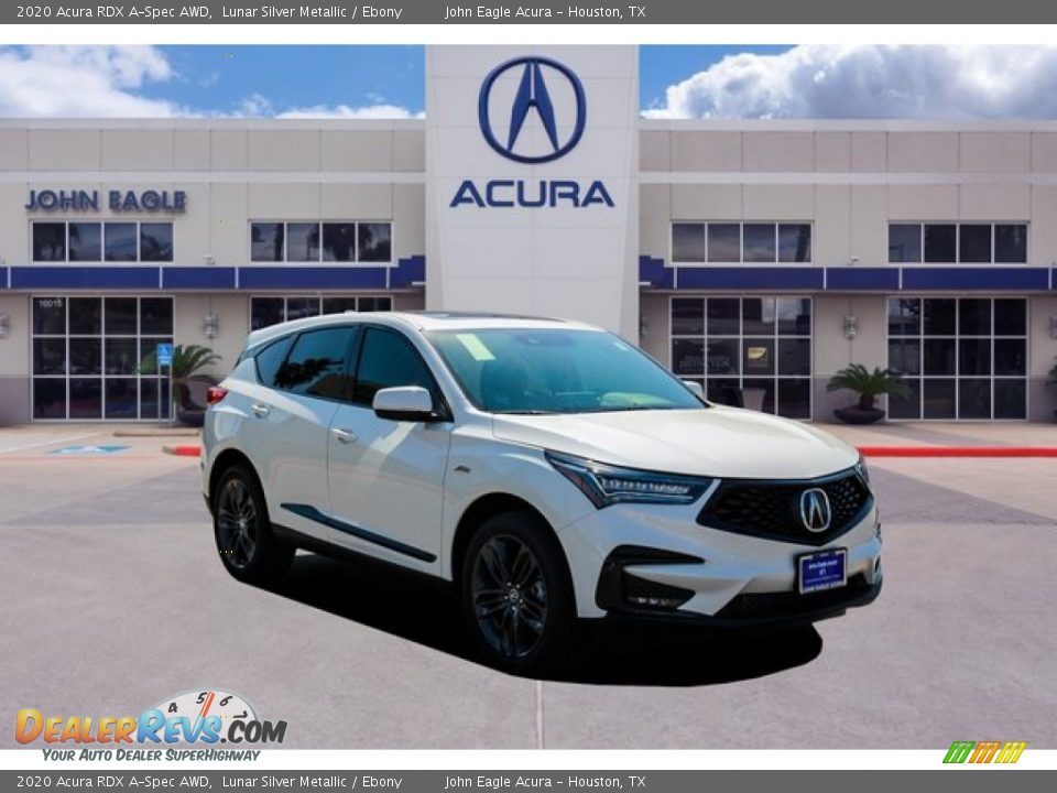 2020 Acura RDX A-Spec AWD Lunar Silver Metallic / Ebony Photo #1