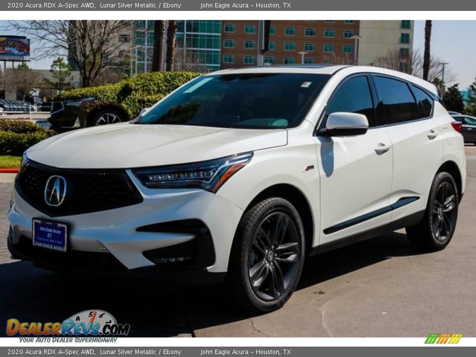 2020 Acura RDX A-Spec AWD Lunar Silver Metallic / Ebony Photo #3