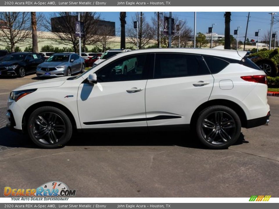 2020 Acura RDX A-Spec AWD Lunar Silver Metallic / Ebony Photo #4