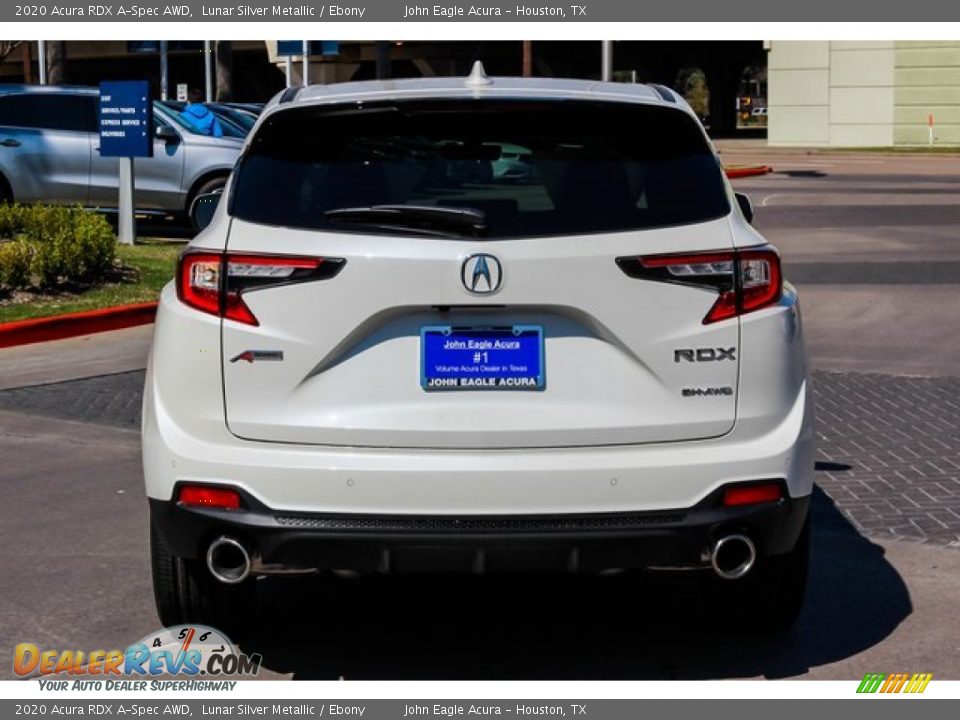 2020 Acura RDX A-Spec AWD Lunar Silver Metallic / Ebony Photo #6