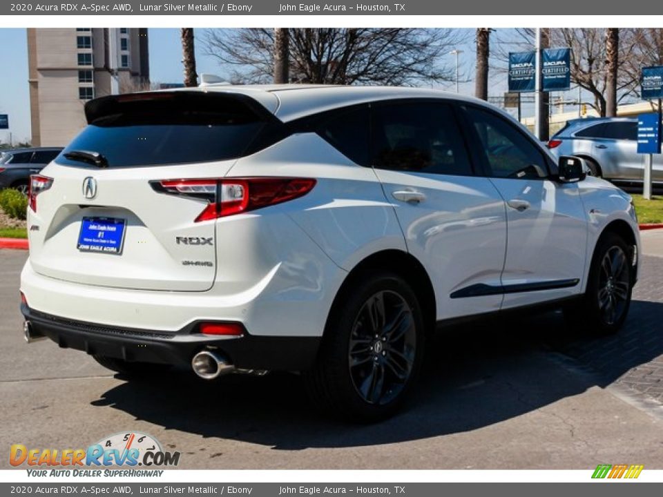 2020 Acura RDX A-Spec AWD Lunar Silver Metallic / Ebony Photo #7