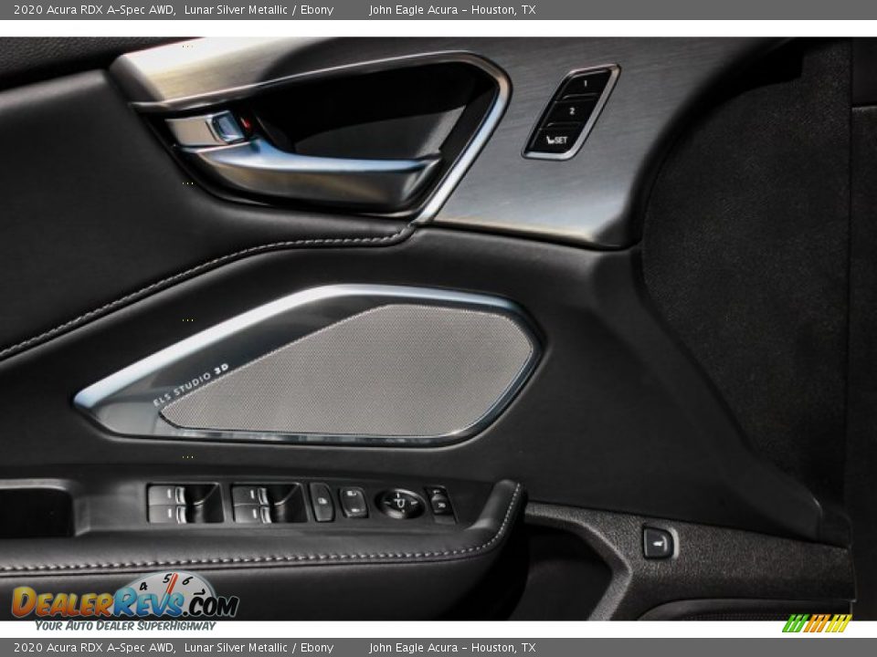 2020 Acura RDX A-Spec AWD Lunar Silver Metallic / Ebony Photo #12