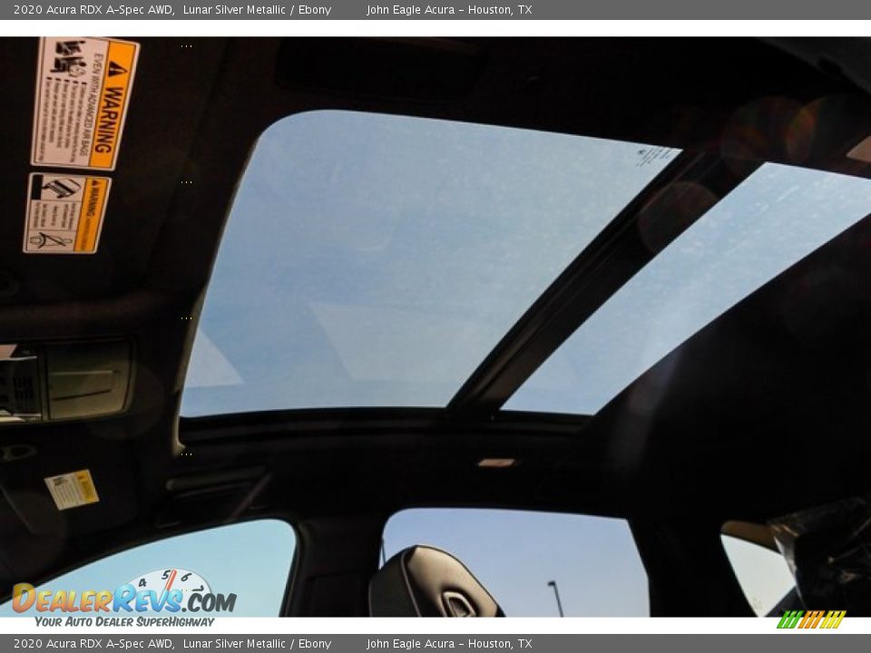 2020 Acura RDX A-Spec AWD Lunar Silver Metallic / Ebony Photo #14