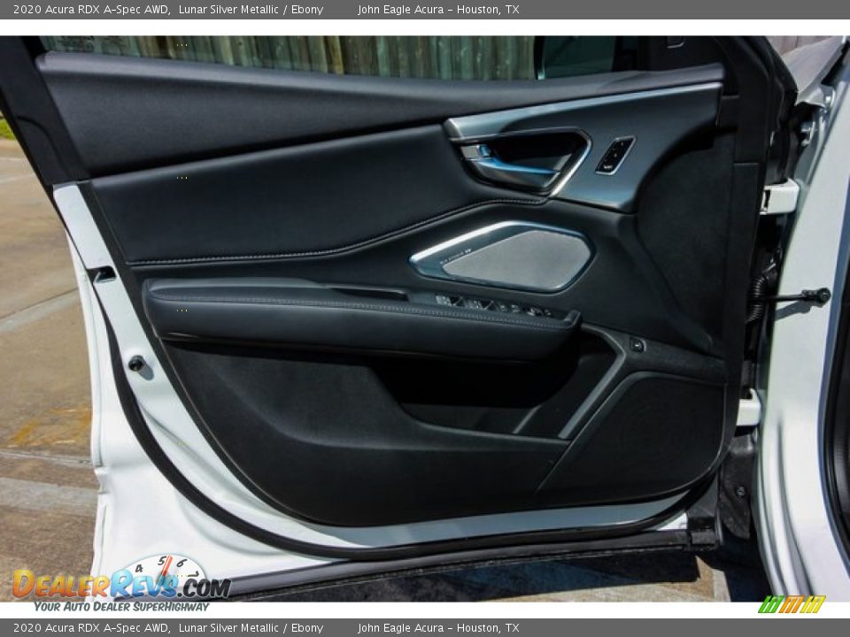 2020 Acura RDX A-Spec AWD Lunar Silver Metallic / Ebony Photo #15