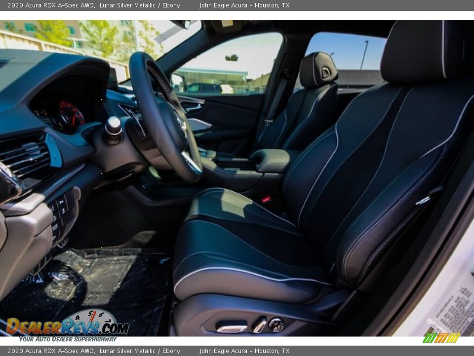 2020 Acura RDX A-Spec AWD Lunar Silver Metallic / Ebony Photo #16