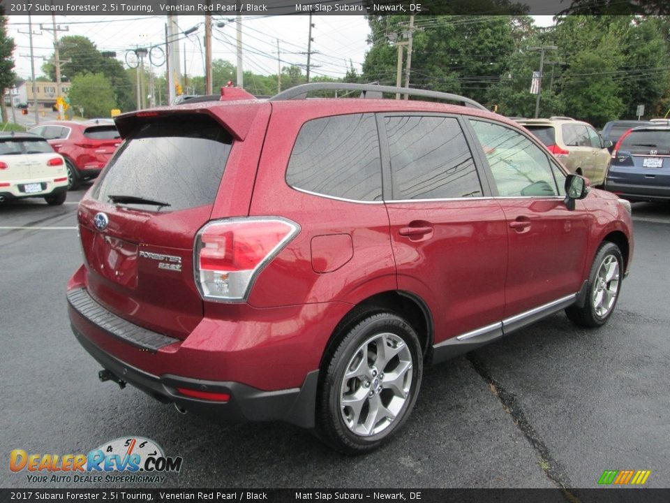 2017 Subaru Forester 2.5i Touring Venetian Red Pearl / Black Photo #6