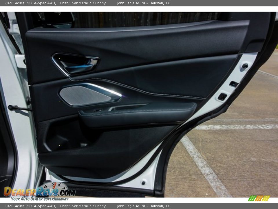 2020 Acura RDX A-Spec AWD Lunar Silver Metallic / Ebony Photo #20