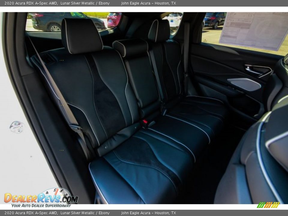 2020 Acura RDX A-Spec AWD Lunar Silver Metallic / Ebony Photo #21