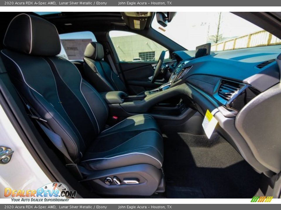 2020 Acura RDX A-Spec AWD Lunar Silver Metallic / Ebony Photo #23