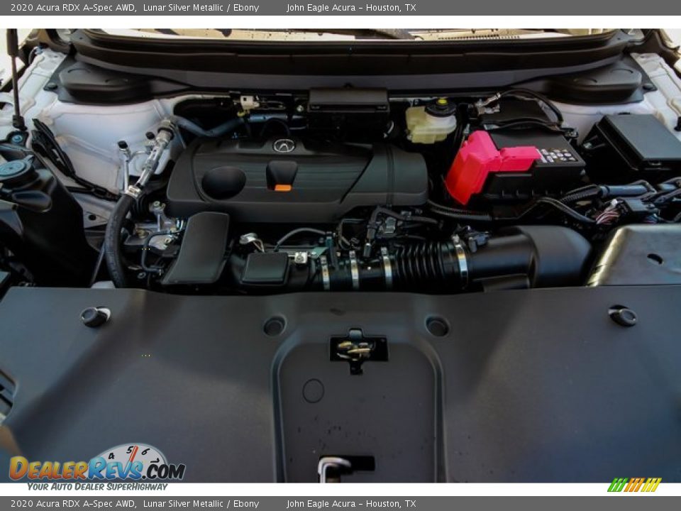 2020 Acura RDX A-Spec AWD Lunar Silver Metallic / Ebony Photo #24