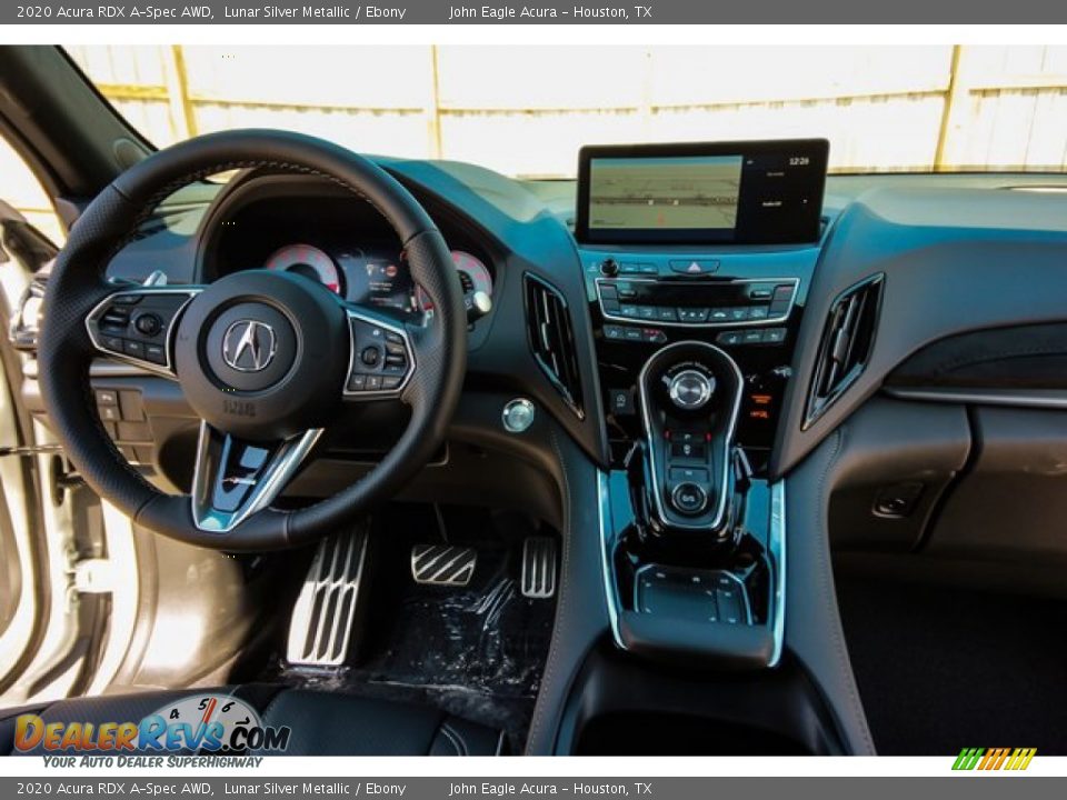 2020 Acura RDX A-Spec AWD Lunar Silver Metallic / Ebony Photo #25