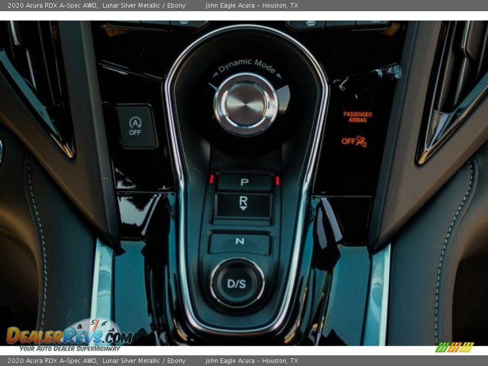 2020 Acura RDX A-Spec AWD Lunar Silver Metallic / Ebony Photo #28
