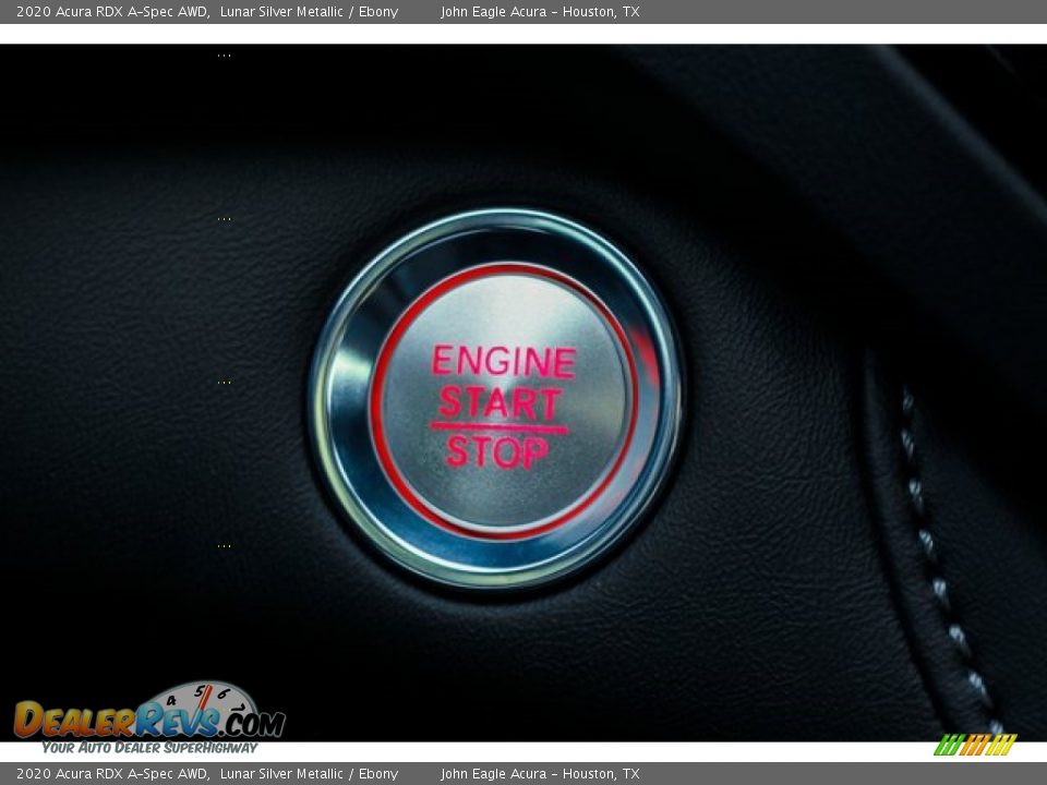 2020 Acura RDX A-Spec AWD Lunar Silver Metallic / Ebony Photo #31