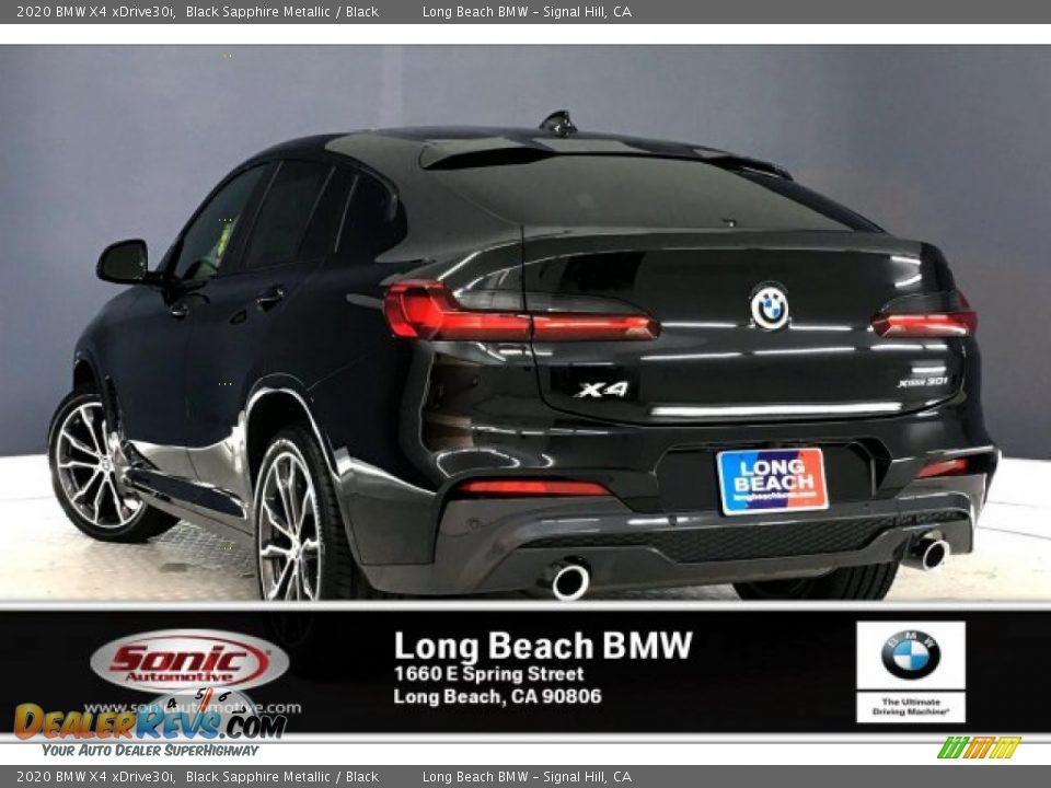 2020 BMW X4 xDrive30i Black Sapphire Metallic / Black Photo #2