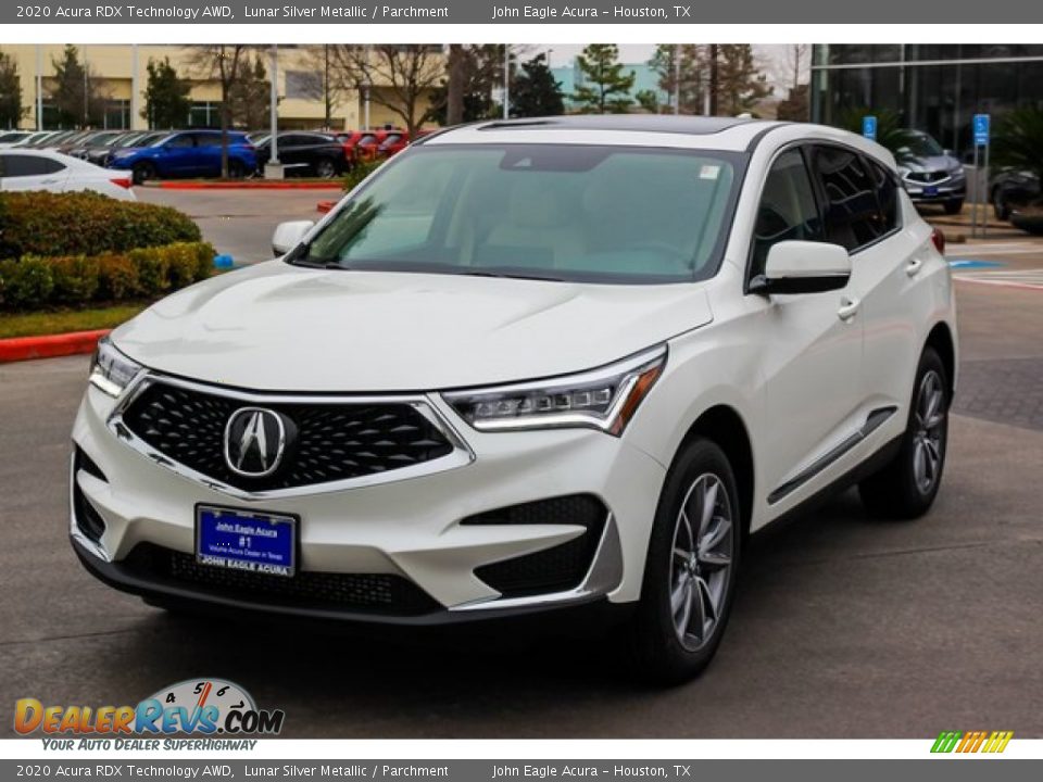 2020 Acura RDX Technology AWD Lunar Silver Metallic / Parchment Photo #3