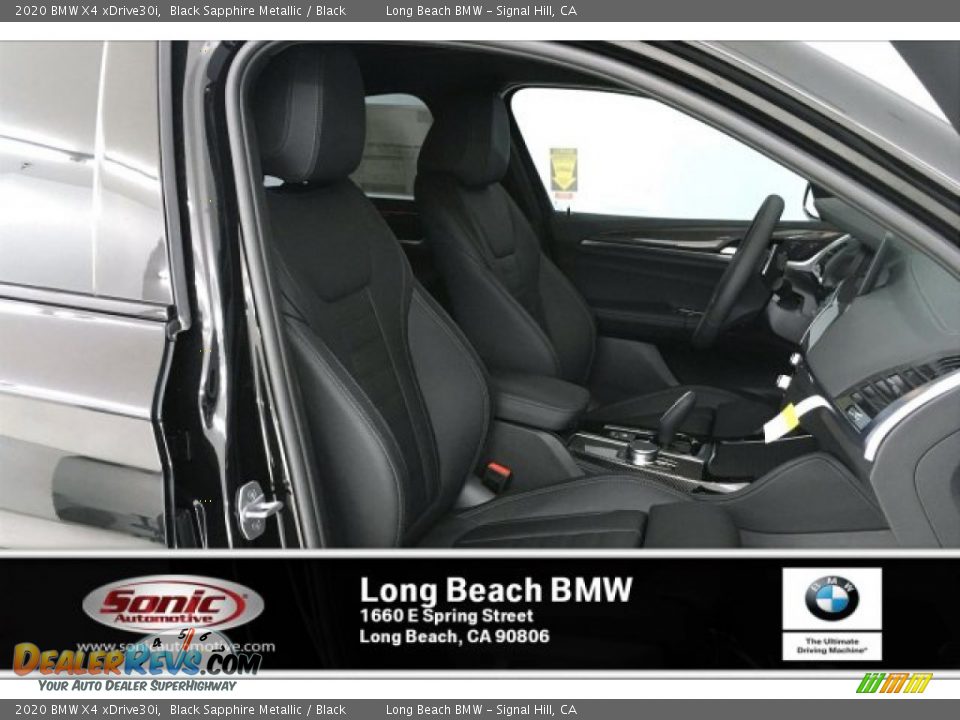 2020 BMW X4 xDrive30i Black Sapphire Metallic / Black Photo #7
