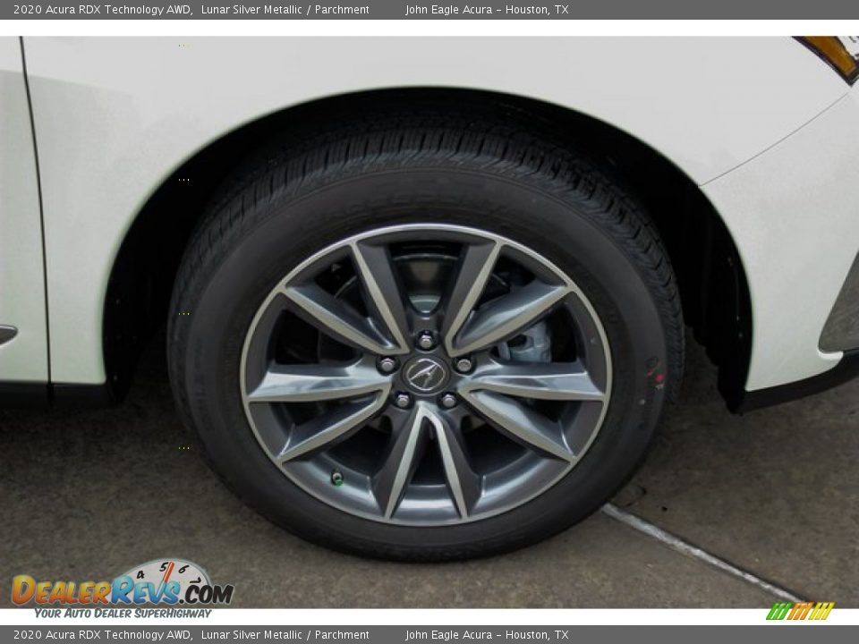 2020 Acura RDX Technology AWD Lunar Silver Metallic / Parchment Photo #11