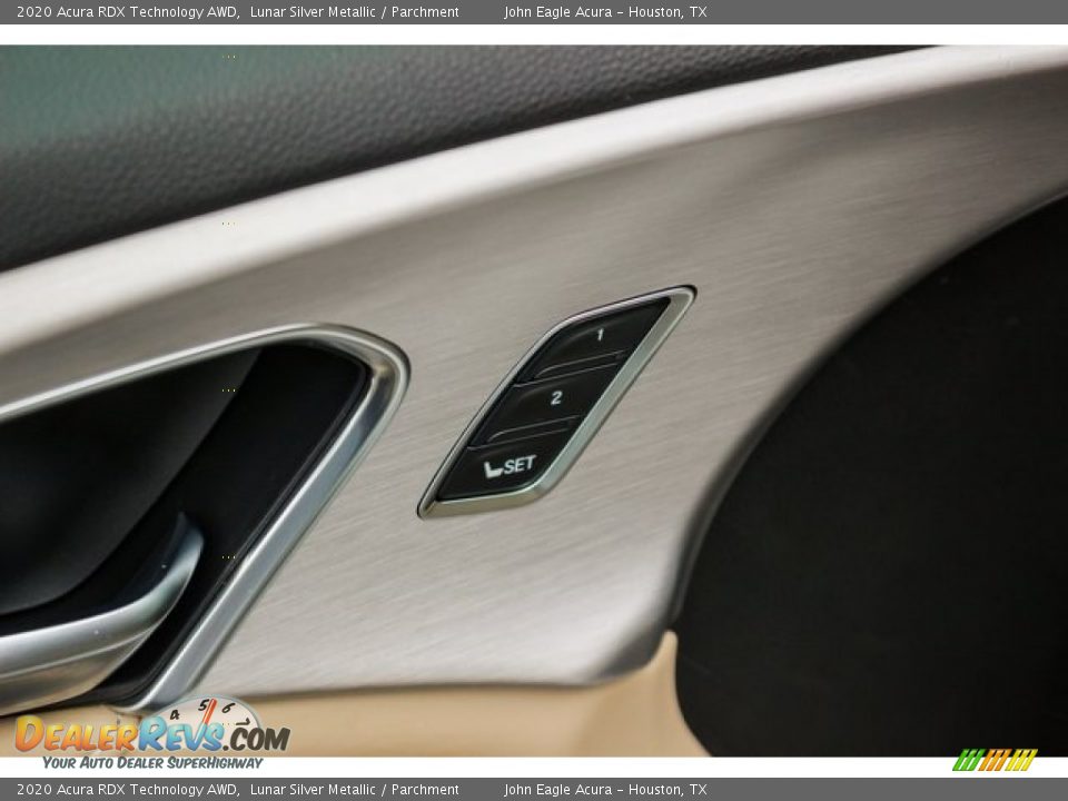 2020 Acura RDX Technology AWD Lunar Silver Metallic / Parchment Photo #14