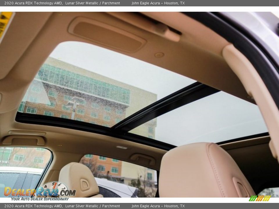 2020 Acura RDX Technology AWD Lunar Silver Metallic / Parchment Photo #16