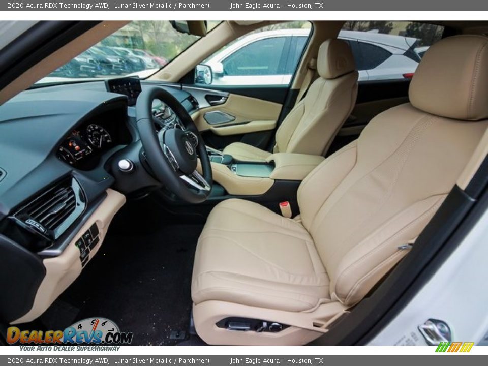 2020 Acura RDX Technology AWD Lunar Silver Metallic / Parchment Photo #18