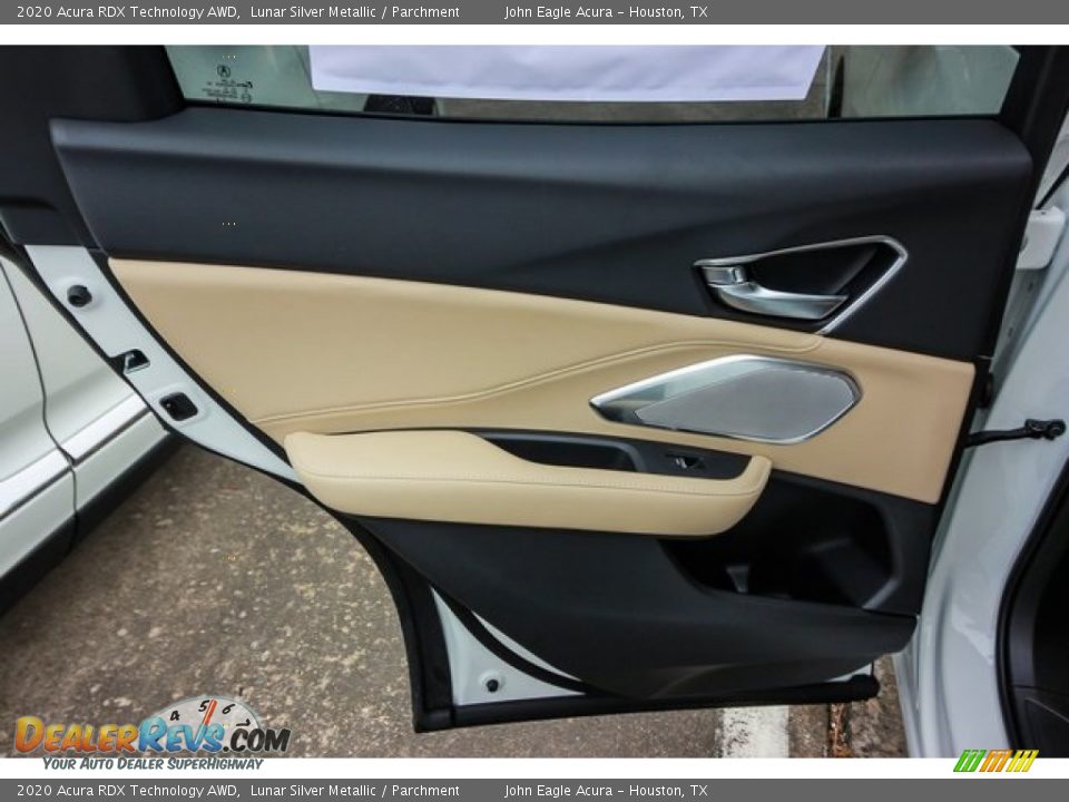 2020 Acura RDX Technology AWD Lunar Silver Metallic / Parchment Photo #19