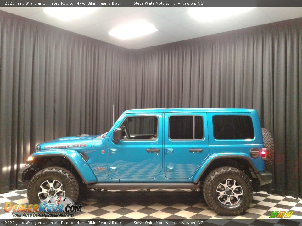 2020 Jeep Wrangler Unlimited Rubicon 4x4 Bikini Pearl / Black Photo #1