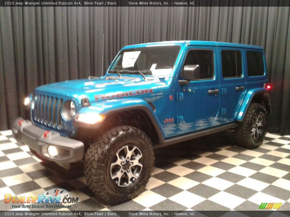 2020 Jeep Wrangler Unlimited Rubicon 4x4 Bikini Pearl / Black Photo #2