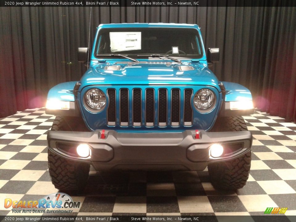2020 Jeep Wrangler Unlimited Rubicon 4x4 Bikini Pearl / Black Photo #3