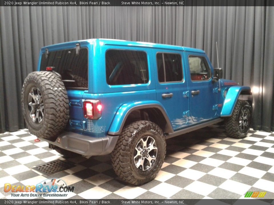 2020 Jeep Wrangler Unlimited Rubicon 4x4 Bikini Pearl / Black Photo #6